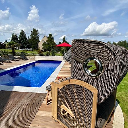 Landhaus Waltersdorf - Pool & Wellness バート・シャンダウ エクステリア 写真
