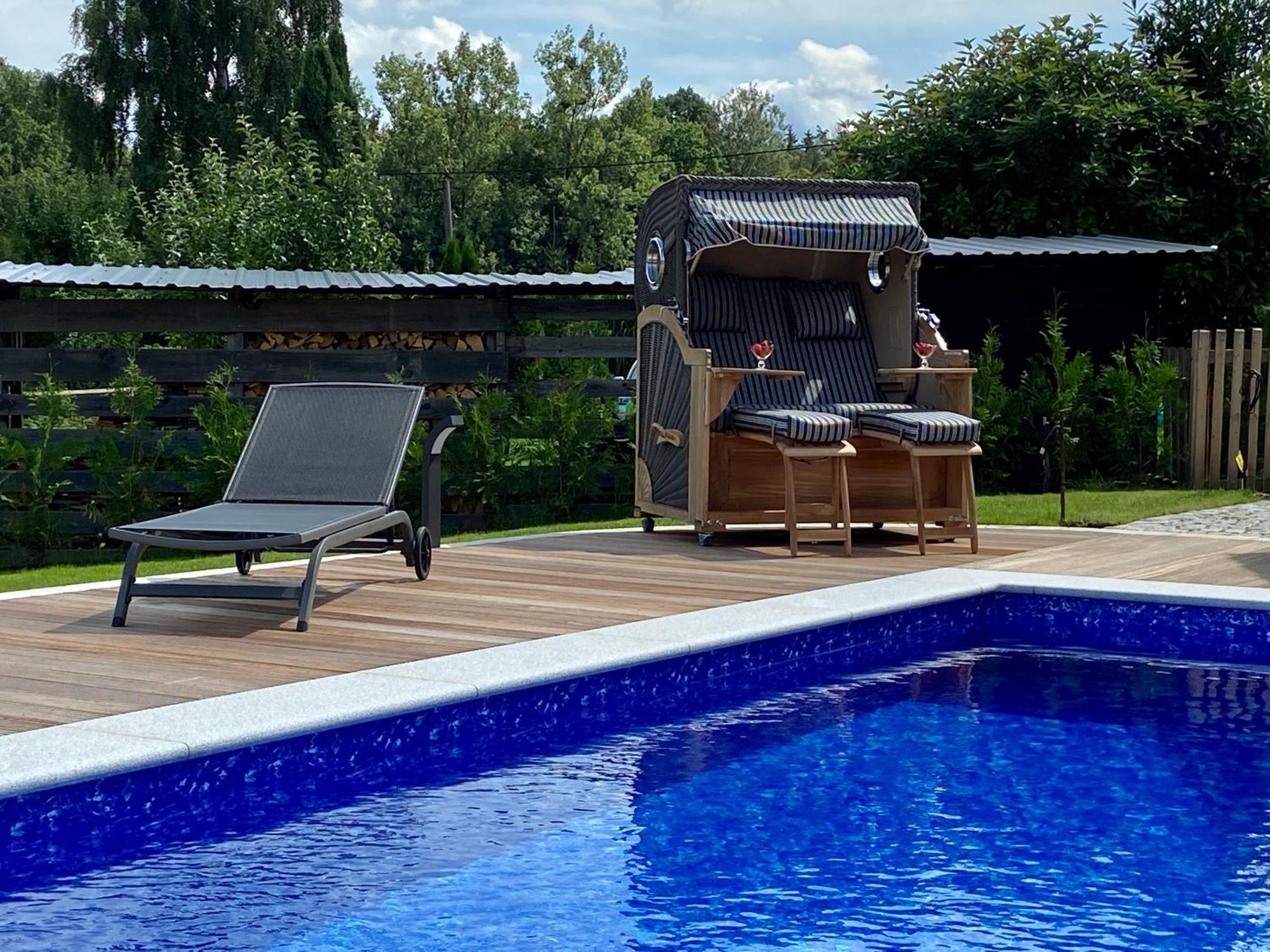 Landhaus Waltersdorf - Pool & Wellness バート・シャンダウ エクステリア 写真
